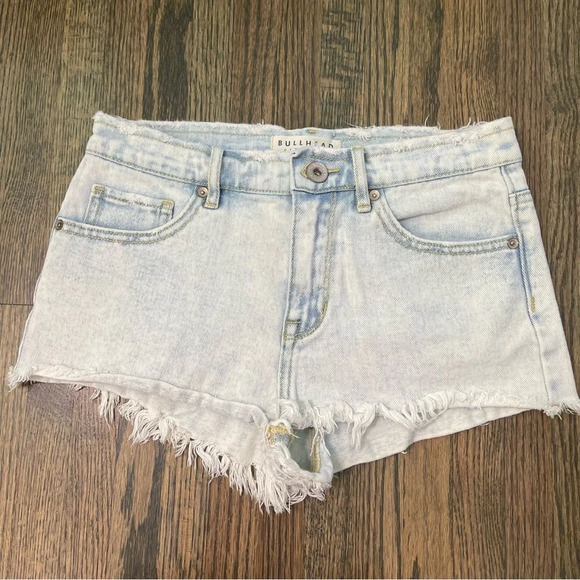 Pacsun Bullhead denim high rise mom shorts size 3 - Picture 1 of 5